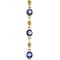 12 Pack: Antique Gold Metal Evil Eye Beads by Bead Landing™